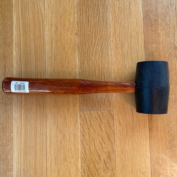 RARE Craftsman Rubber Mallet 45787 Hickory Handle LIKE NEW - Picture 6 of 15